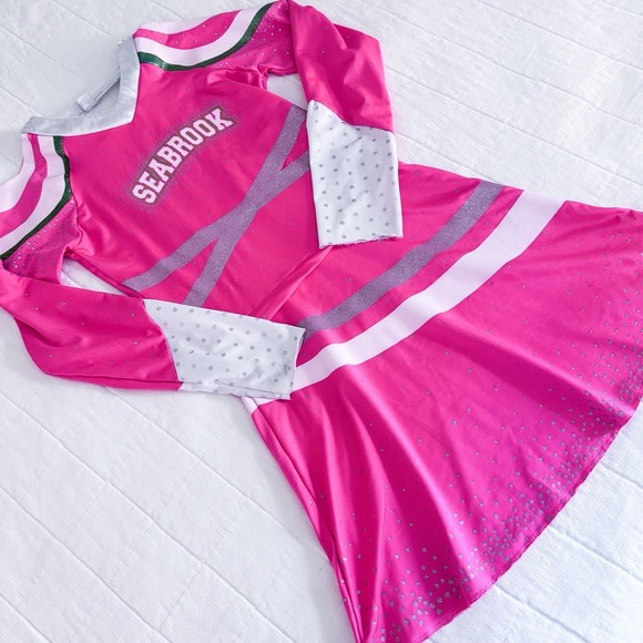 Disney Zombies 3 Addison Wells Classic Cheer Halloween Costume Pink Girls LARGE - Picture 5 of 13